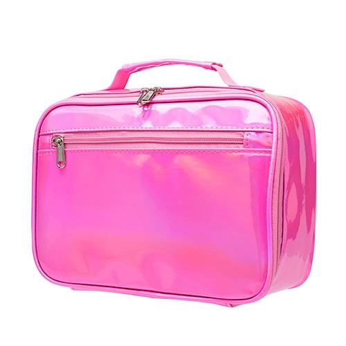 PU laser rainbow color lunch box