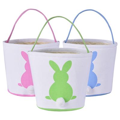 bunny easter basket eggs candy gifts storage bag