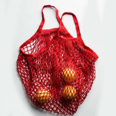 100% organic cotton reusable net shopping bag