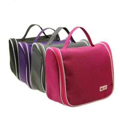 hanging toiletry bag with carrying handles