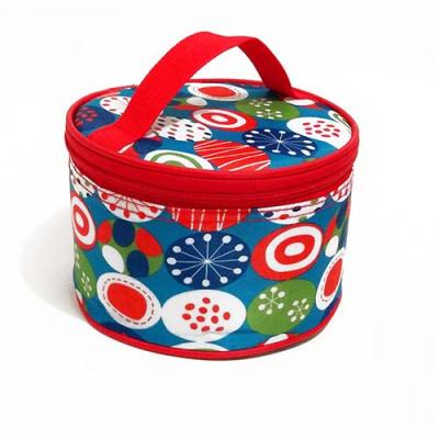 insulated collapsible round cooler bag
